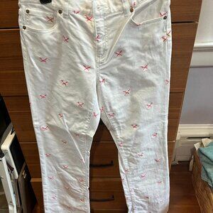 Lilly Pulitzer white jeans, size 6